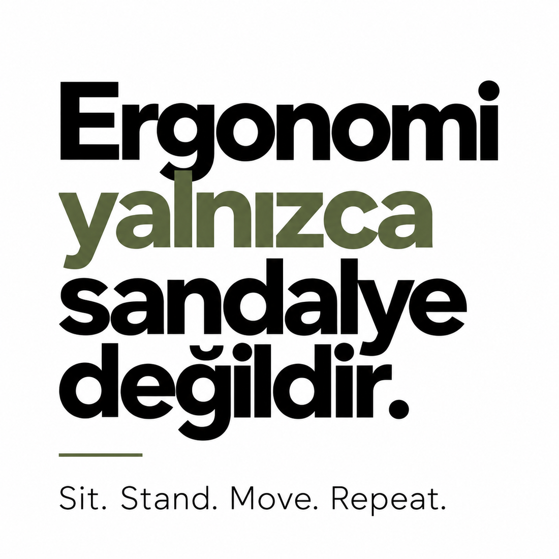 Ergonomi Yalnızca Sandalye Değildir: Sağlıklı Çalışma Alanı Nasıl Oluşturulur?