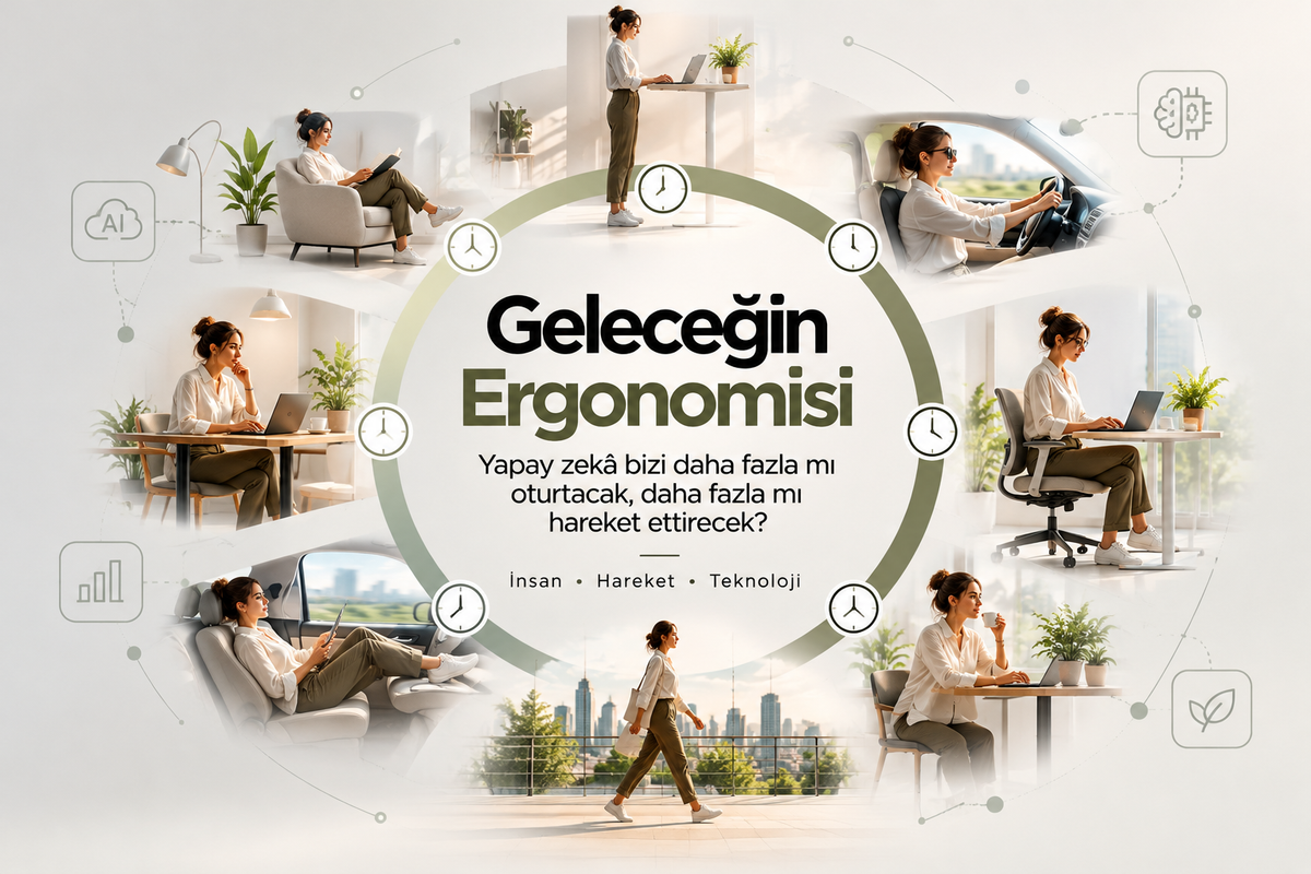 Geleceğin Ergonomisi: Yapay Zekâ Bizi Daha Fazla mı Oturtacak, Daha Fazla mı Hareket Ettirecek?