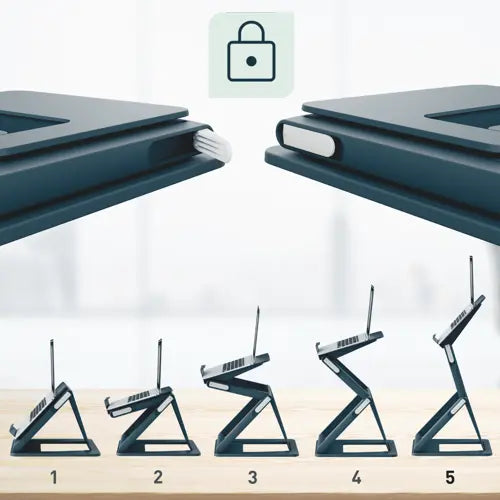 Leitz Oturarak ve Ayakta Çalışmaya Uygun 2’si 1 Arada Laptop Standı