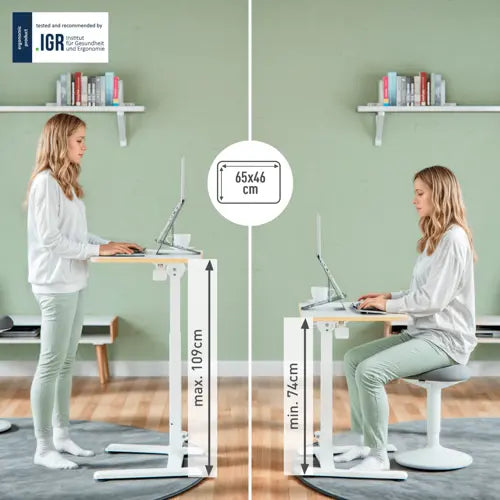 Ergo Katlanabilir Küçük Sit-Stand Çalışma Masası